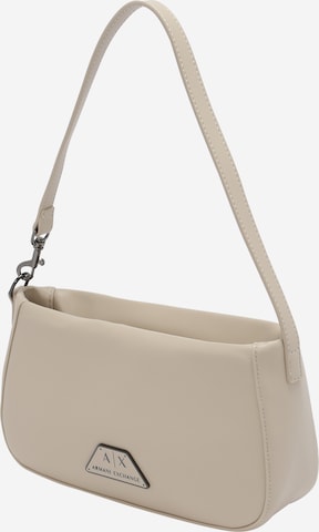 Sac bandoulière ARMANI EXCHANGE en beige : devant