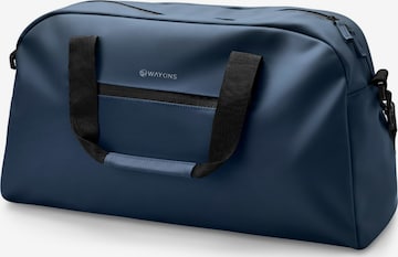 Waykins Weekendtas 'Horizon' in Blauw: voorkant