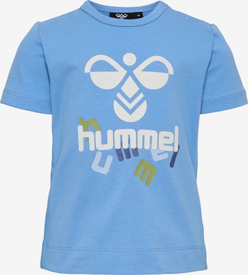 Hummel Shirt in Blauw: voorkant