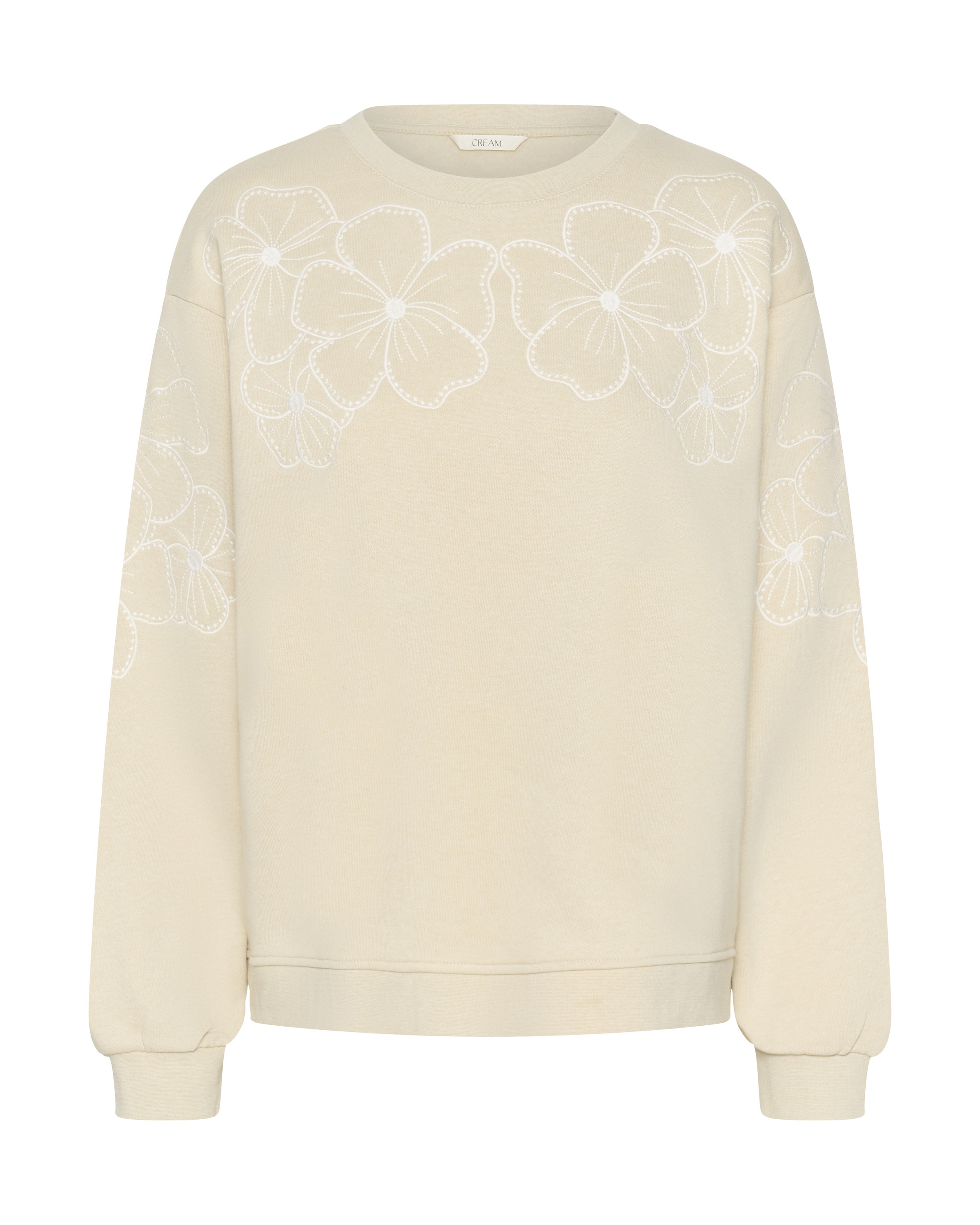 Cream Sweatshirt 'CRDaria' in Beige: front
