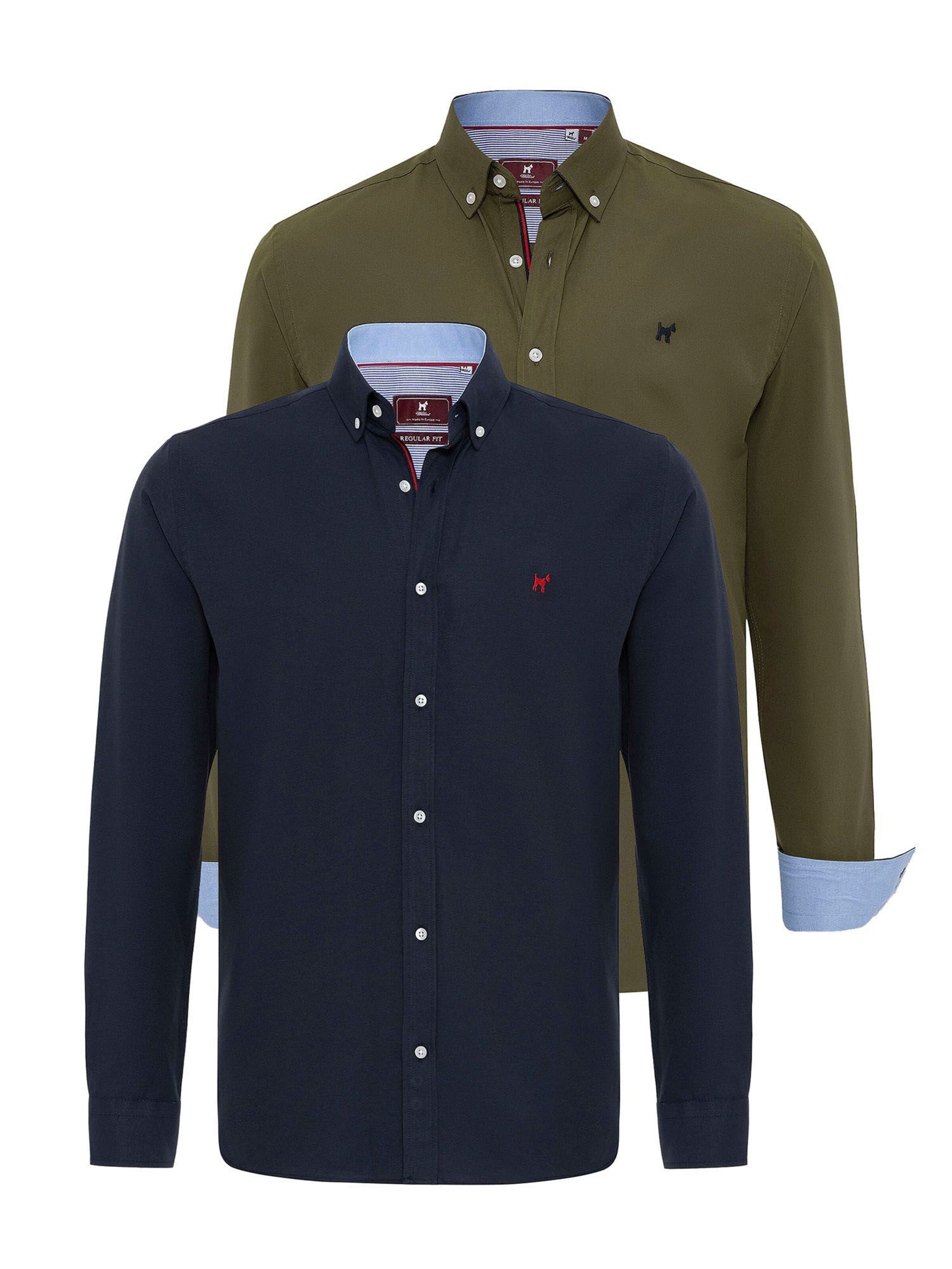 Williot Regular fit Πουκάμισο σε μπλε: μπροστά