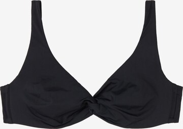 CALZEDONIA Push-up Bikini Top 'Indonesia' in Black: front