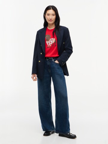 TOMMY HILFIGER Пуловер в червено