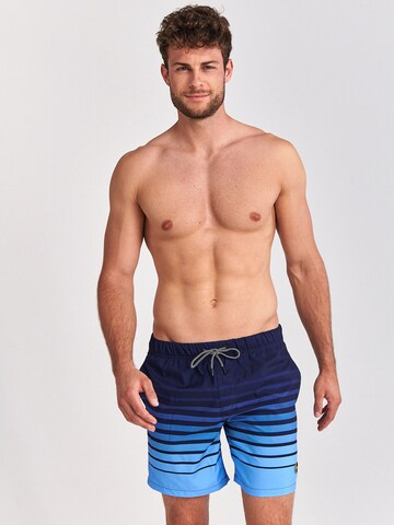 Shorts de bain Shiwi en bleu : devant