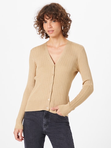 Lauren Ralph Lauren Knit Cardigan 'Denzel' in Beige: front