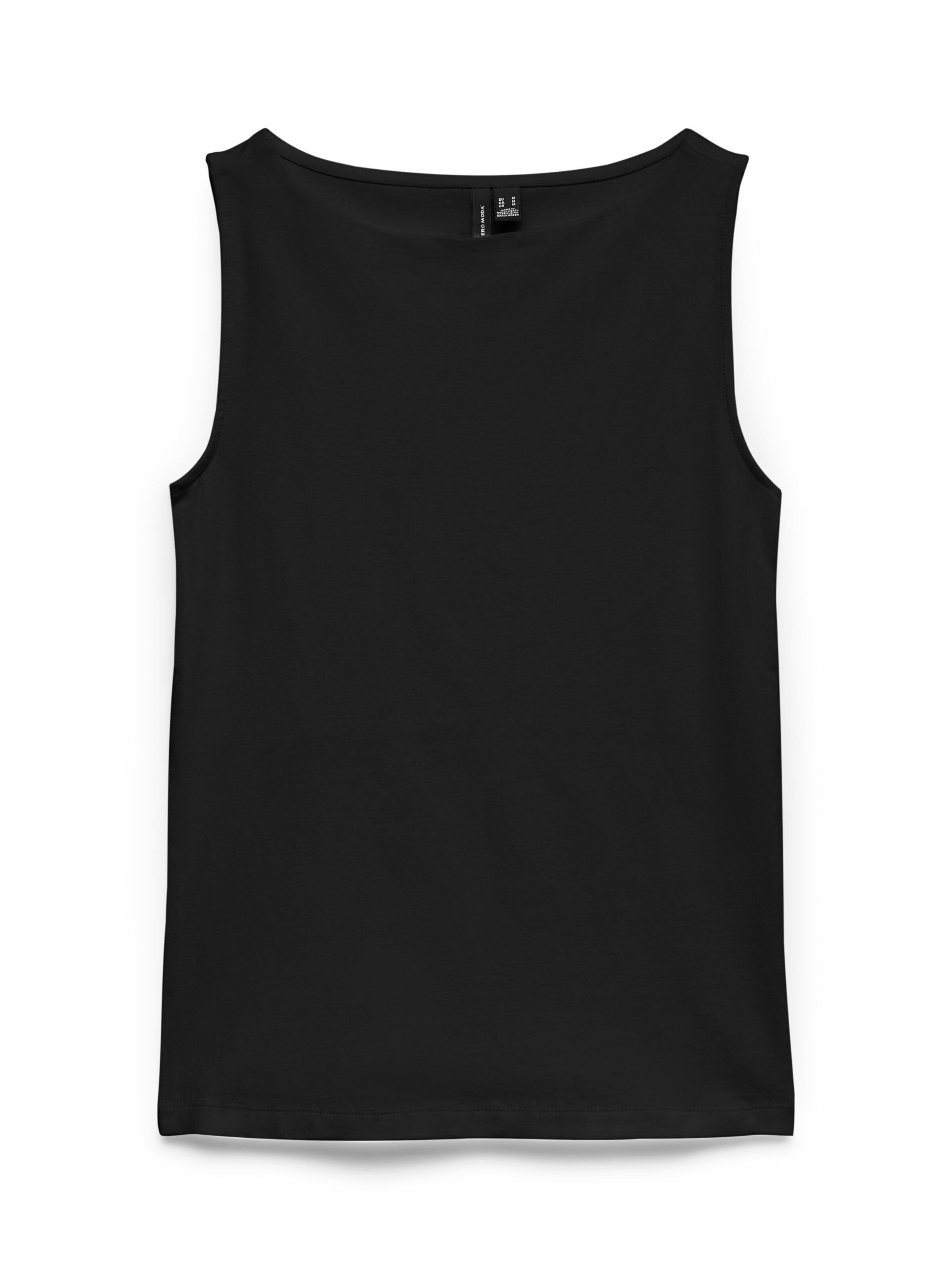 Vero Moda Curve Top in Zwart: voorkant