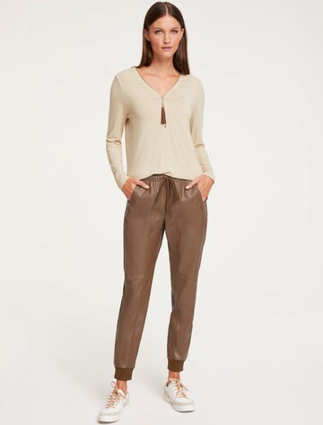 Effilé Pantalon heine en marron