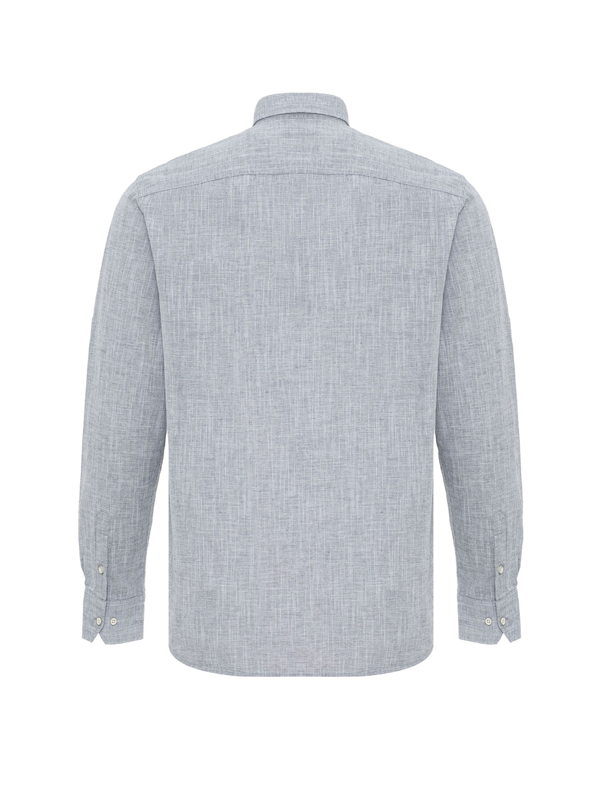 Coupe slim Chemise 'CH199' CIPO & BAXX en gris