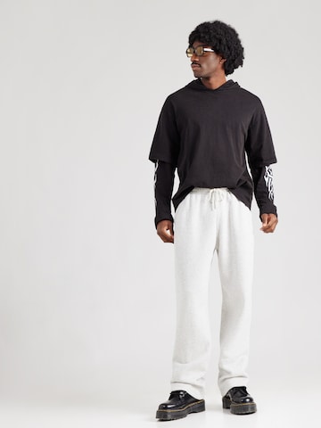 Abercrombie & Fitch Baggy Trousers 'ESSENTIAL' in Grey