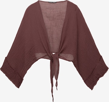 Pull&BearBluza - smeđa boja: prednji dio