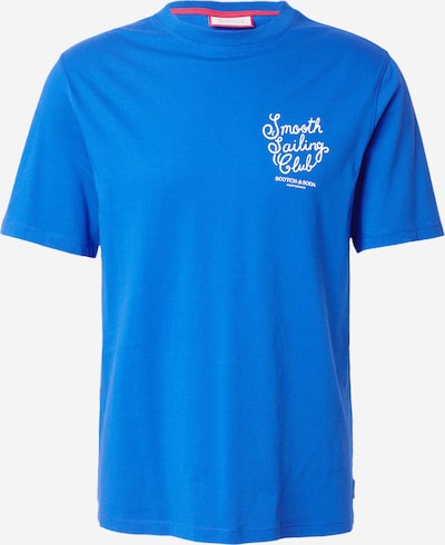 SCOTCH & SODA Shirt in de kleur Royal blue/koningsblauw / Wit, Productweergave