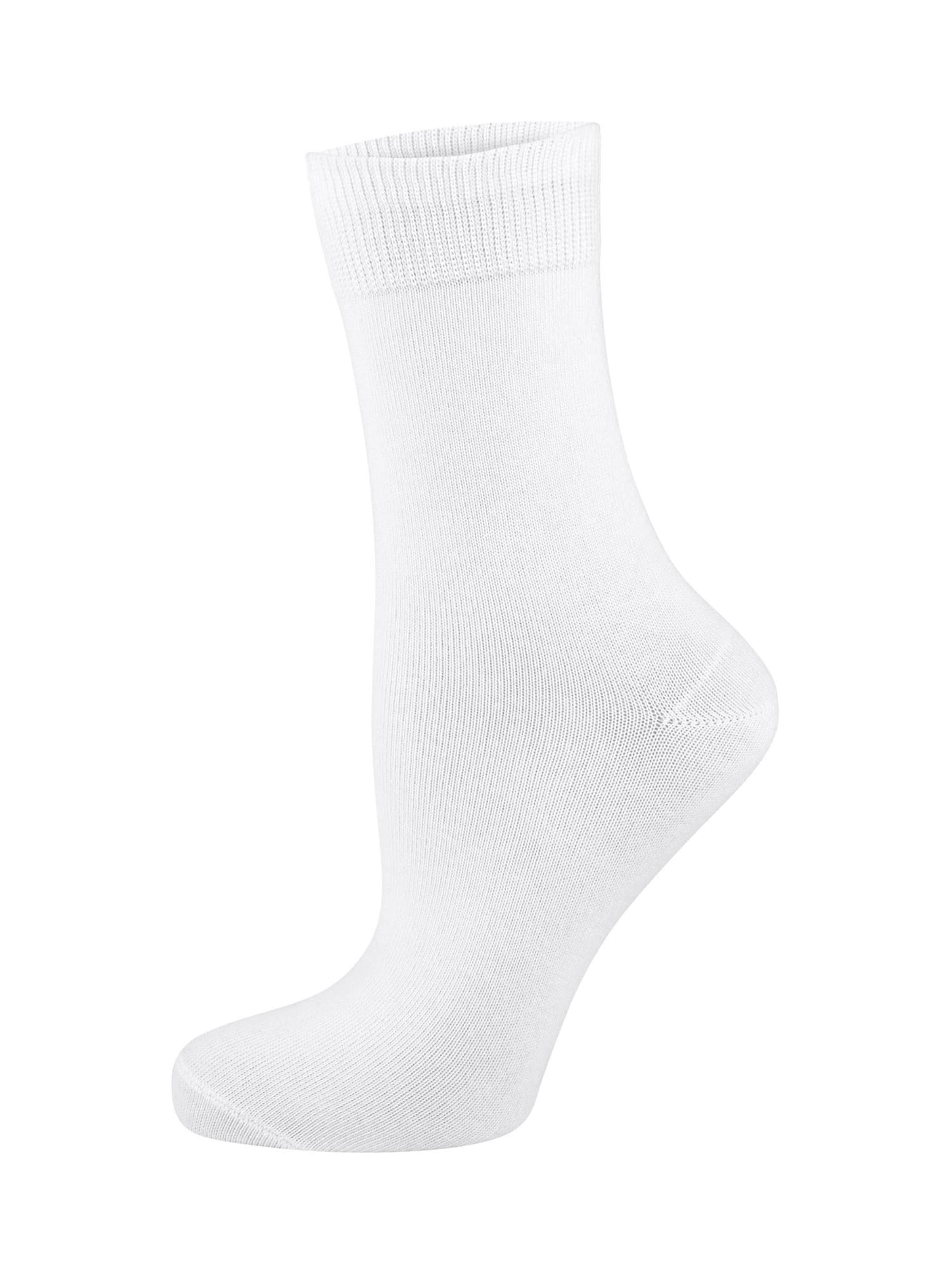 Nur Die - Calcetines ' Classic Komfortbund ' en blanco