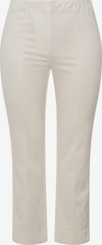 Ulla Popken Regular Broek in Beige: voorkant