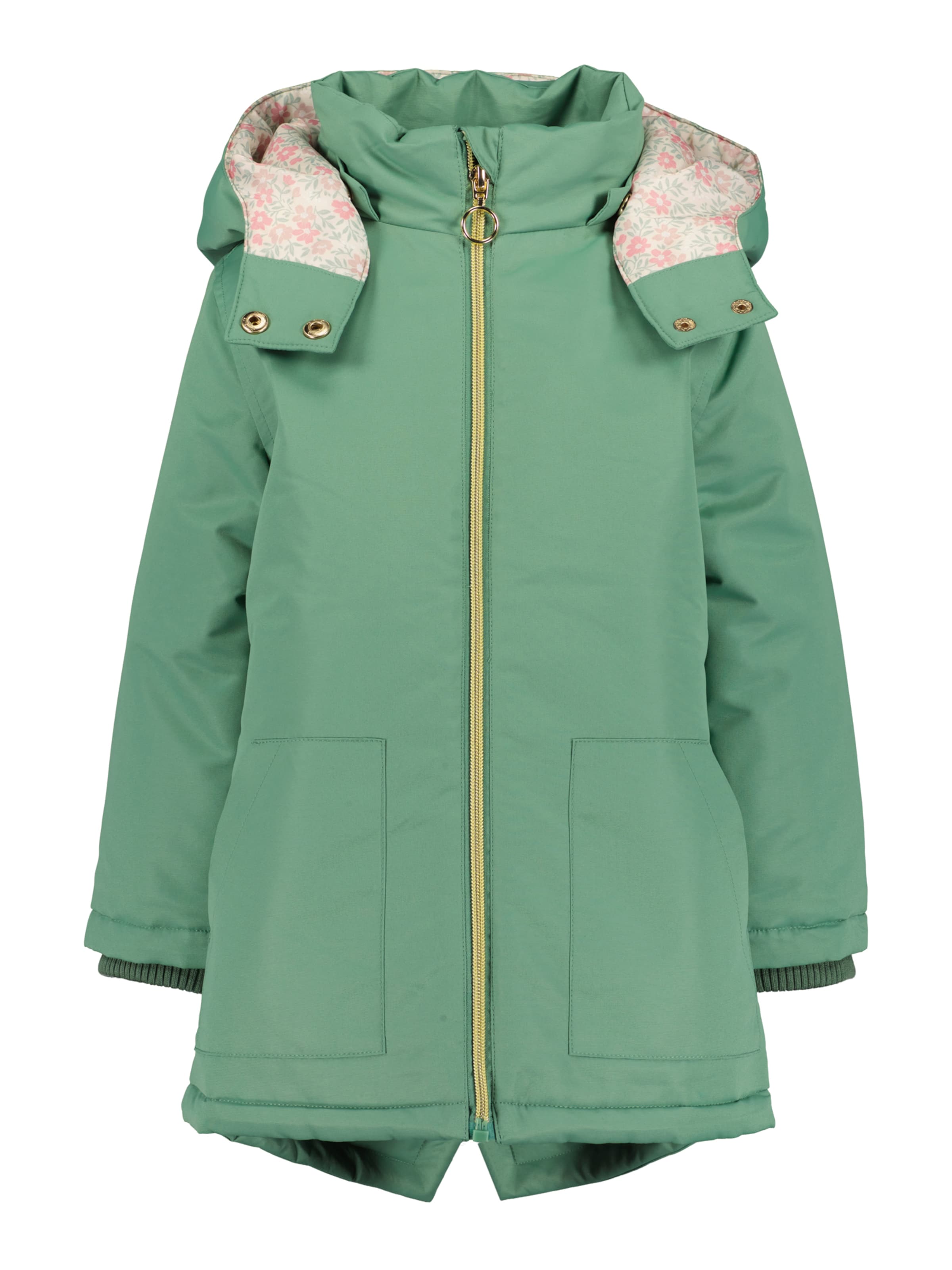 BLUE SEVEN Φθινοπωρινό και ανοιξιάτικο μπουφάν σε πράσινο: μπροστά