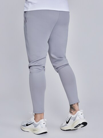 SikSilk Slim fit Sports trousers 'Essentials Poly' in Grey