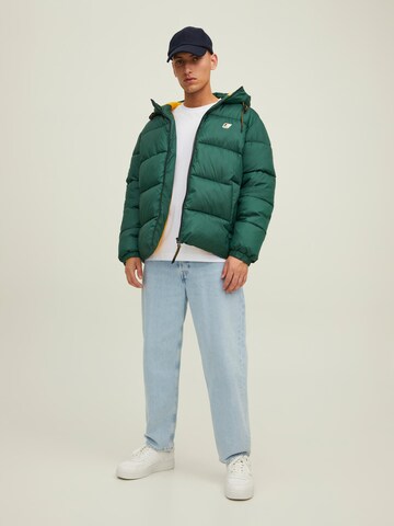 JACK & JONES Between-Season Jacket 'Slope' in Green