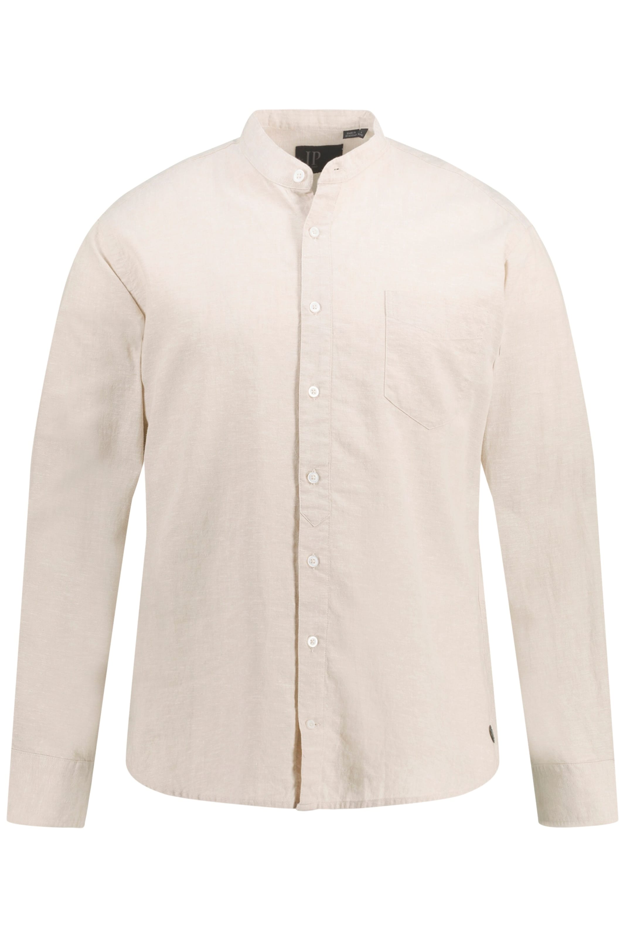 JP1880 Overhemd in Beige: voorkant