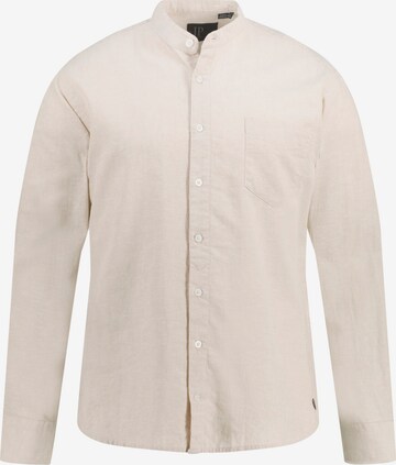 JP1880 Regular fit Button Up Shirt in Beige: front