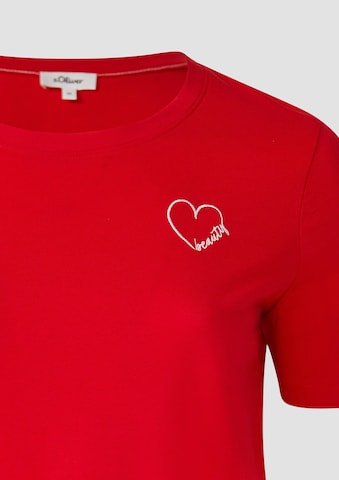 T-shirt s.Oliver en rouge