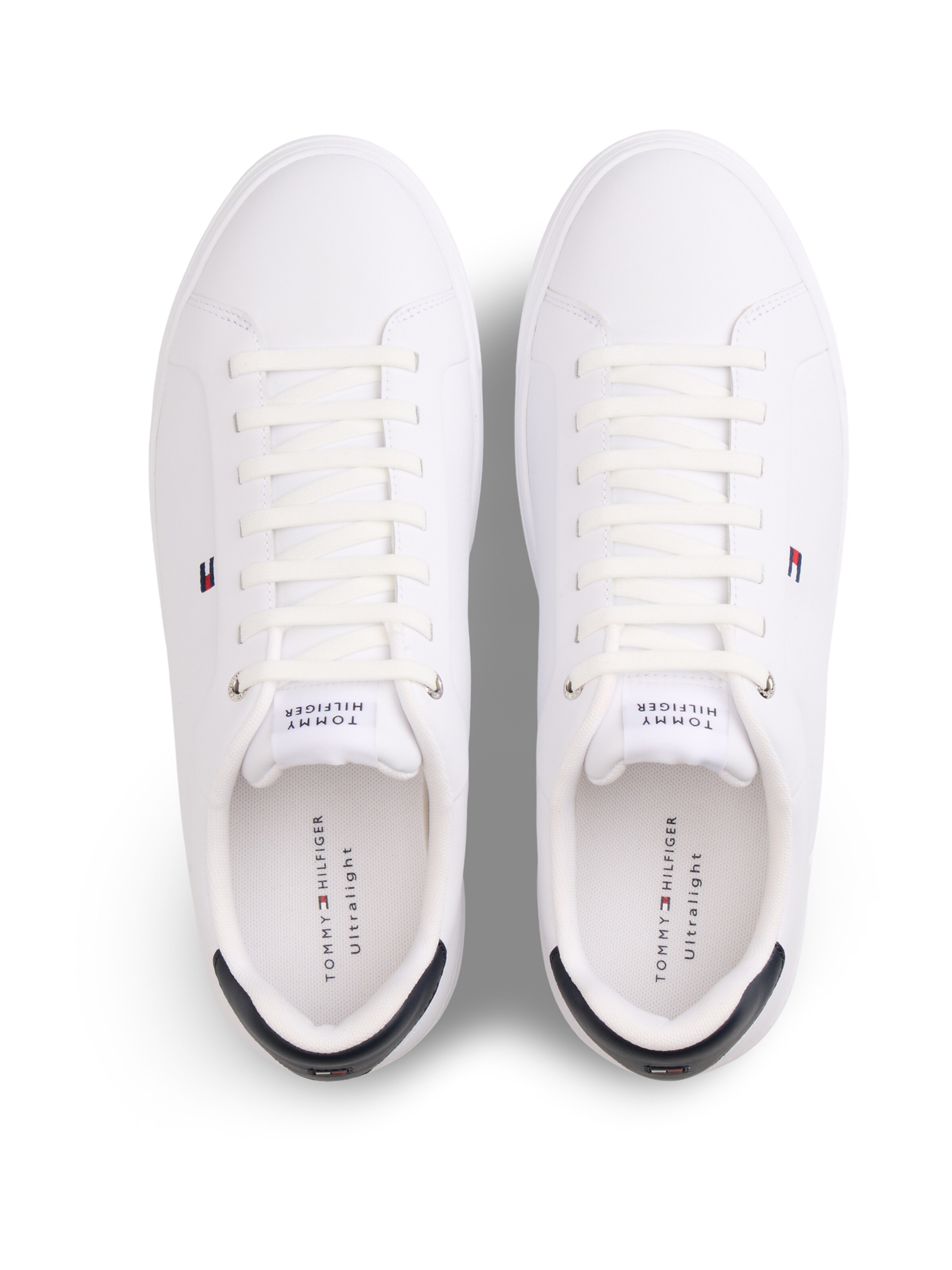Baskets basses 'ICON COURT' TOMMY HILFIGER en blanc