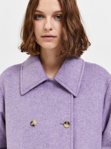 Manteau mi-saison SELECTED FEMME en violet