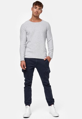 INDICODE JEANS Regular Cargobroek in Blauw