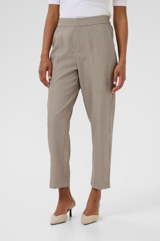 Kaffe regular Bukser 'Tilla Cropped' i beige: forside