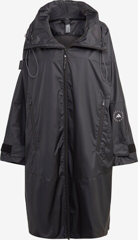 ADIDAS BY STELLA MCCARTNEY Outdoorjas 'Truecasuals Long' in Zwart: voorkant