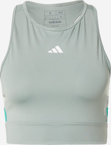 ADIDAS PERFORMANCE Sports top 'Techfit Colorblock ' in Green: front