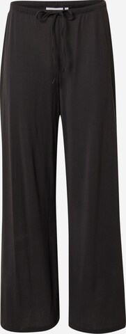 WEEKDAY Wide leg Trousers in Black: front