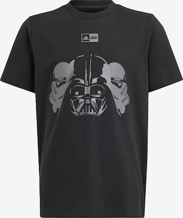 ADIDAS SPORTSWEAR Funktionsskjorte 'Adidas x Star Wars' i sort: forside