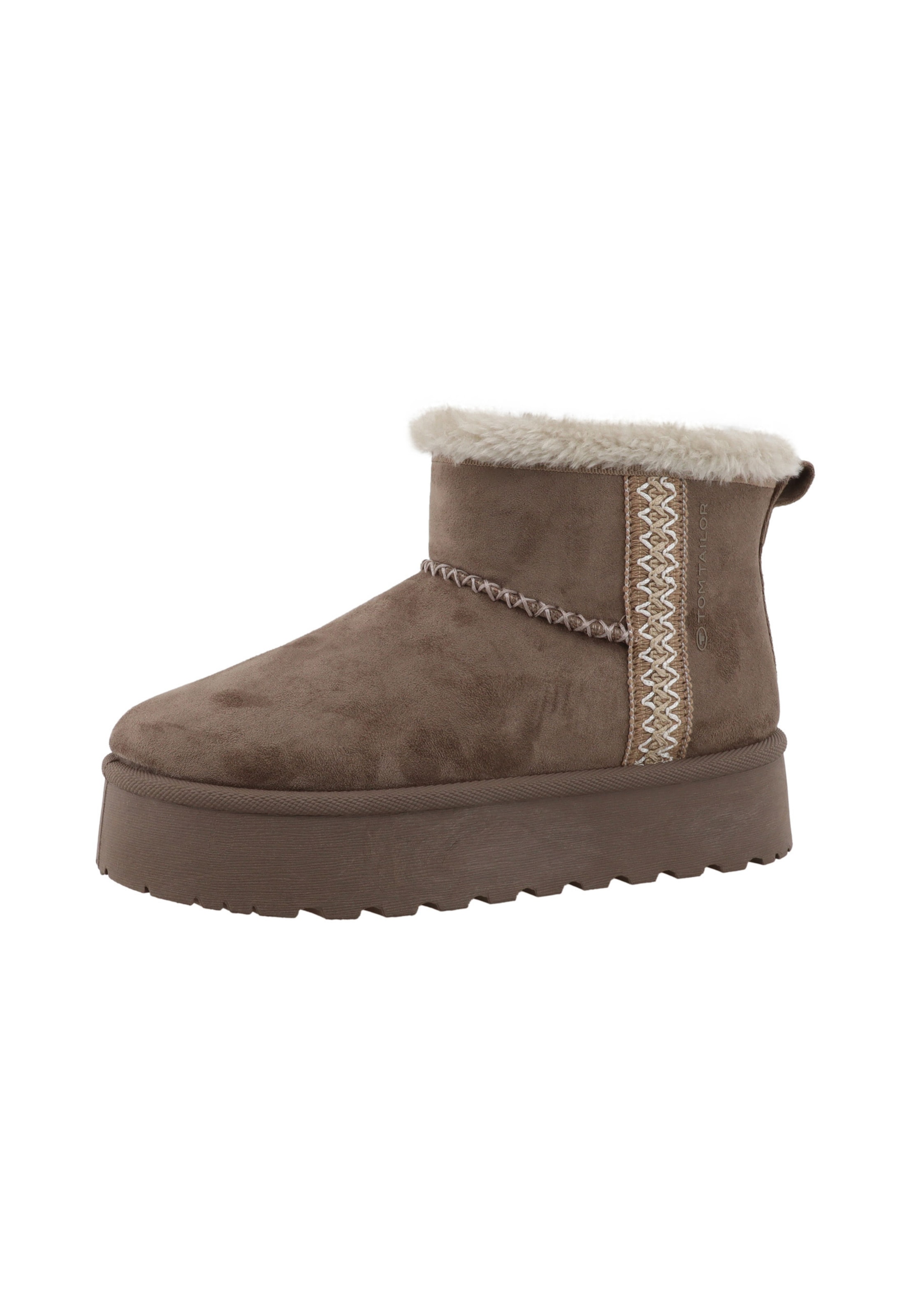 TOM TAILOR - Botas em castanho: frente