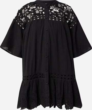 River Island Платье-рубашка 'QUINN' в Черный: спереди