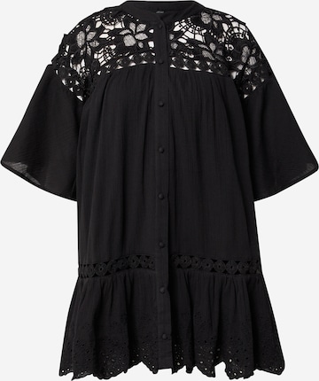 River Island Košeľové šaty 'QUINN' - Čierna: predná strana