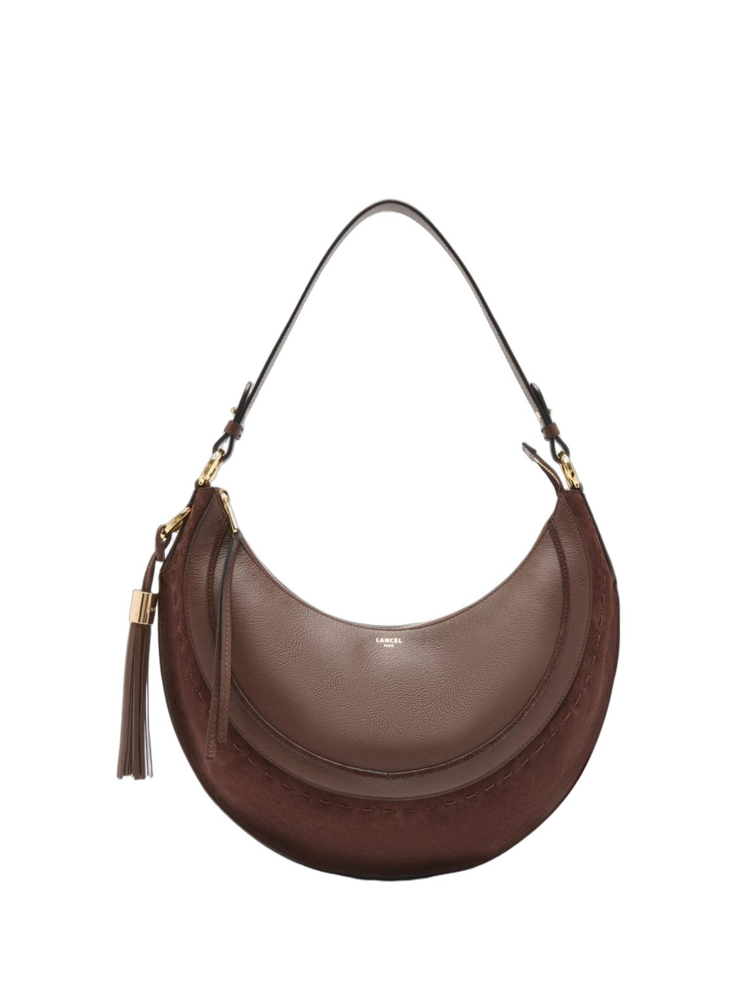 Sacs à main 'Hobohème' Lancel en marron : devant