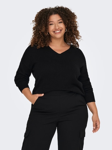 ONLY Carmakoma Sweater 'Margareta' in Black: front