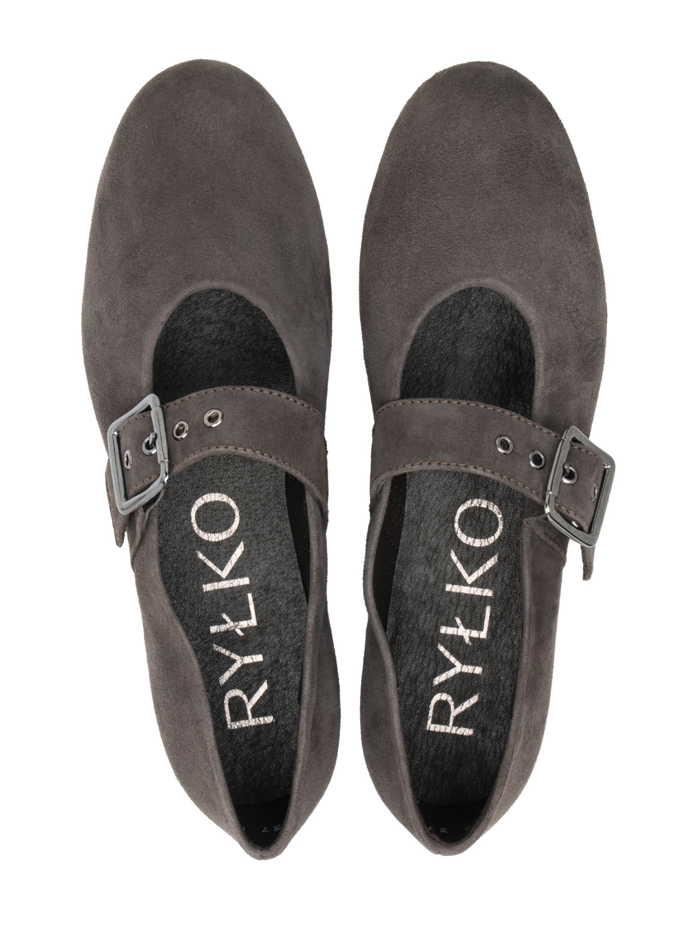 RYLKO Balerinka z rzemykiem w kolorze brązowy