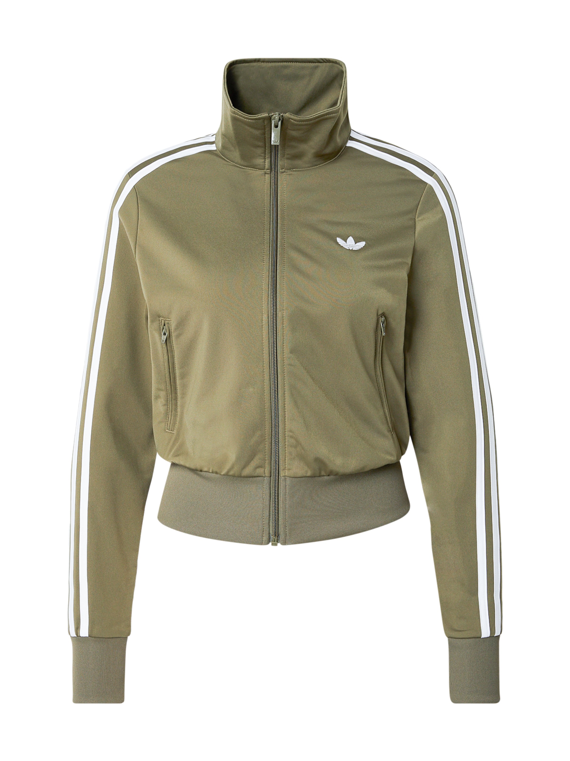 ADIDAS ORIGINALS Суичъри с качулка 'Firebird Classic' в зелено: отпред