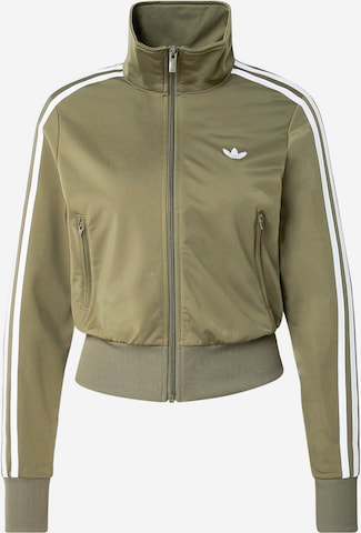 ADIDAS ORIGINALS Суичъри с качулка 'Firebird Classic' в зелено: отпред