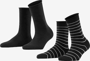 FALKE Sokker i svart: forside