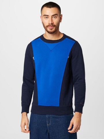 Tommy Jeans Sweatshirt in Blauw: voorkant