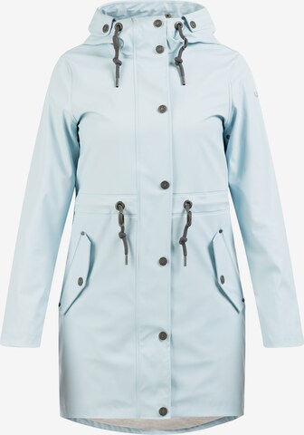 Manteau fonctionnel Usha en bleu : devant