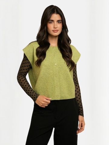 Liberte Essentiel - Chaleco ' FRID ' en verde: frente