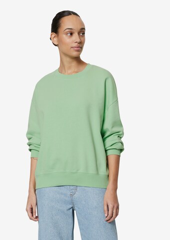 Sweat-shirt Marc O'Polo en vert : devant