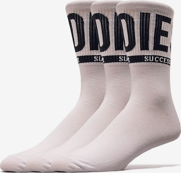 DIESEL Regular Socks 'Ray' in White: front