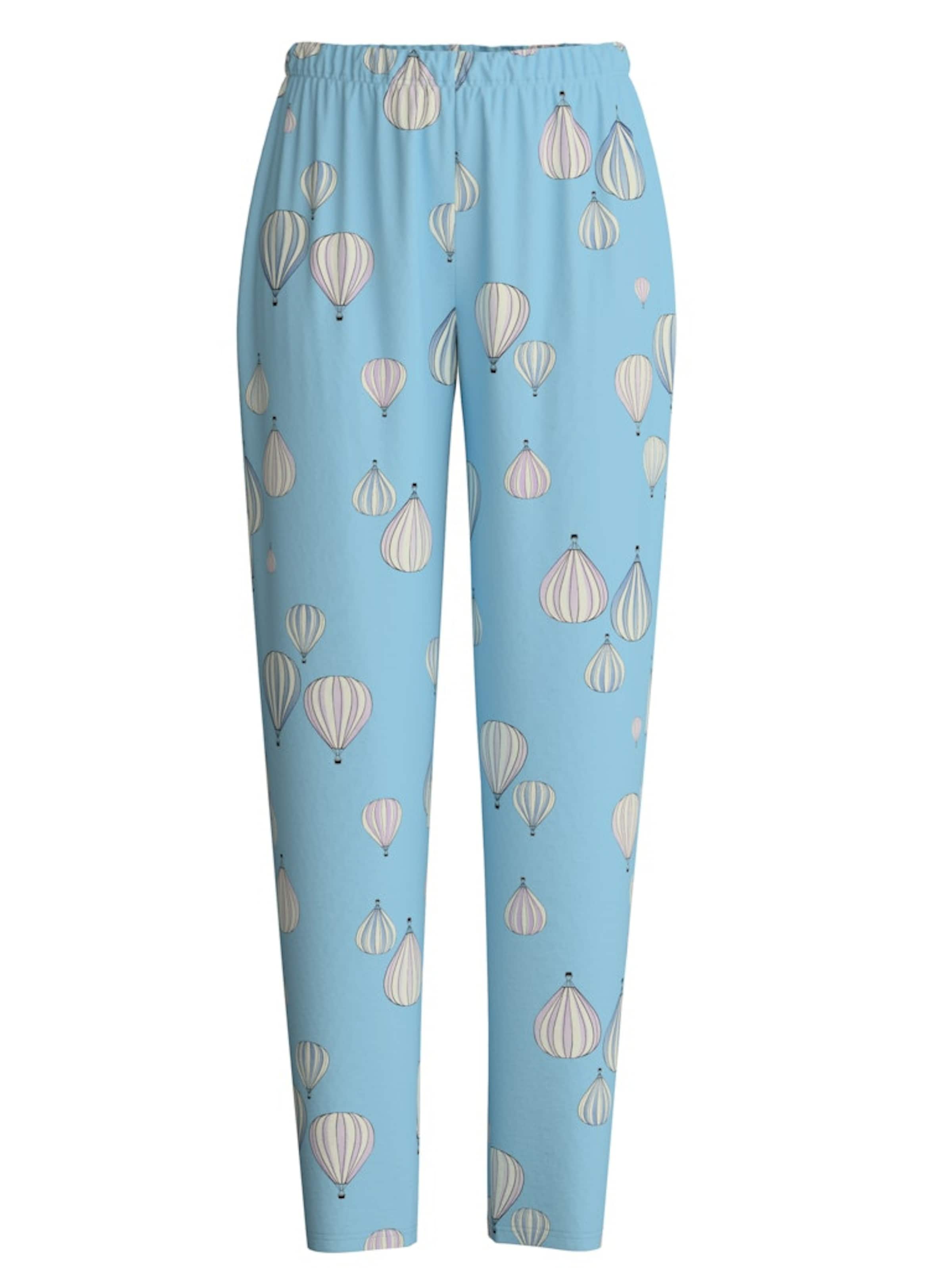 CALIDA Pajama Pants in Blue: front