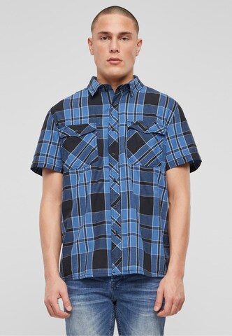 Coupe regular Chemise 'Roadstar' Brandit en bleu : devant