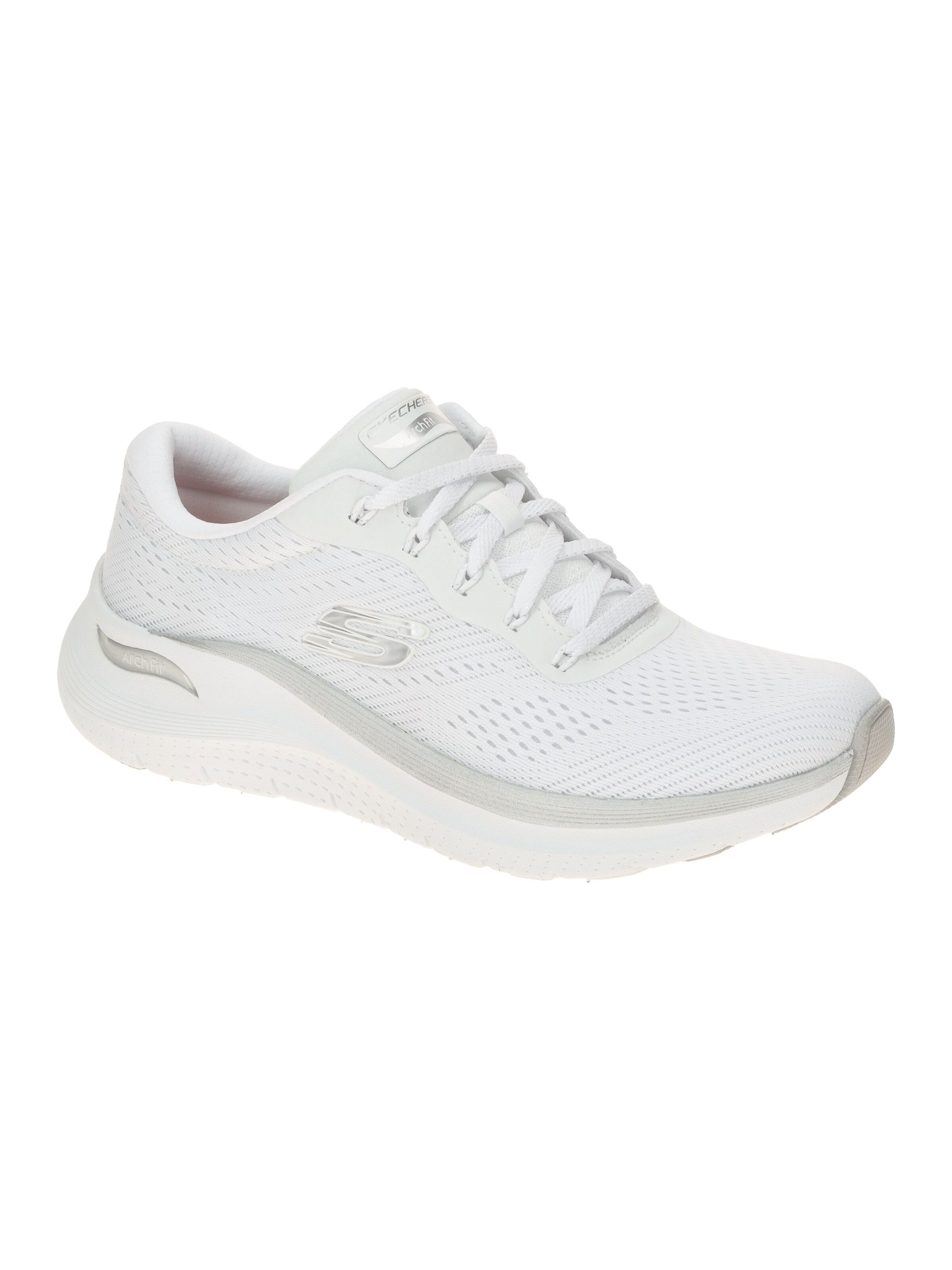 SKECHERS Veterschoen in Wit: voorkant