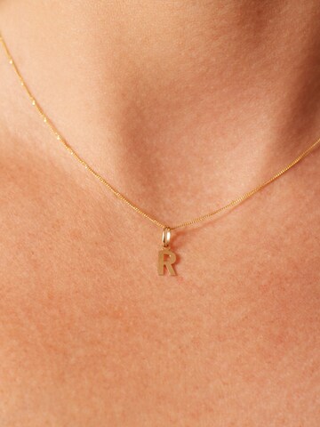 Lucardi Anhänger 'Klassisch' in Gold: Vorderseite