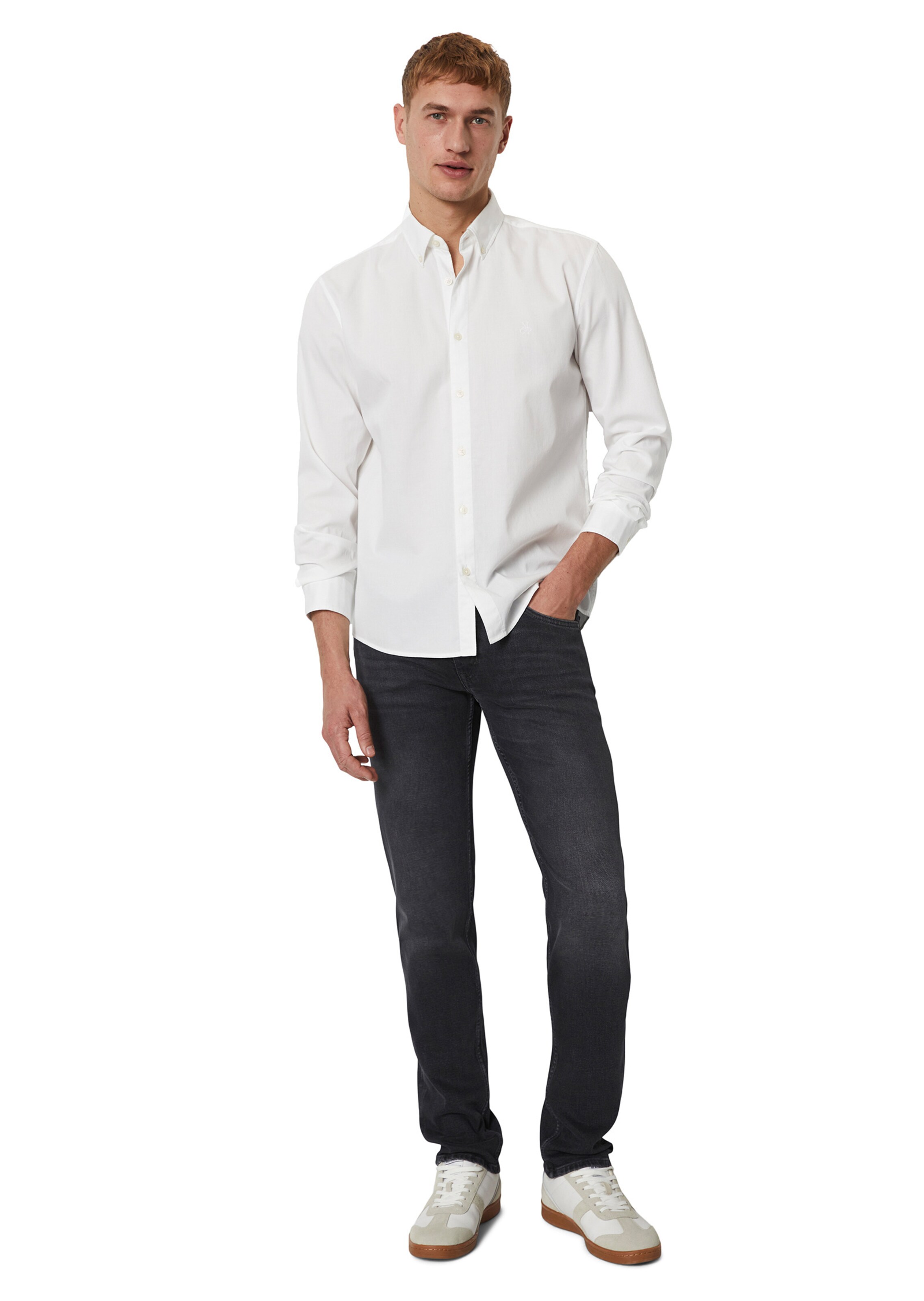 Marc O'Polo Regularny krój Koszula w kolorze biały